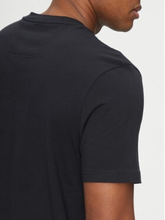 BOSS T-Shirt Tape Logo 50530990 Granatowy Regular Fit