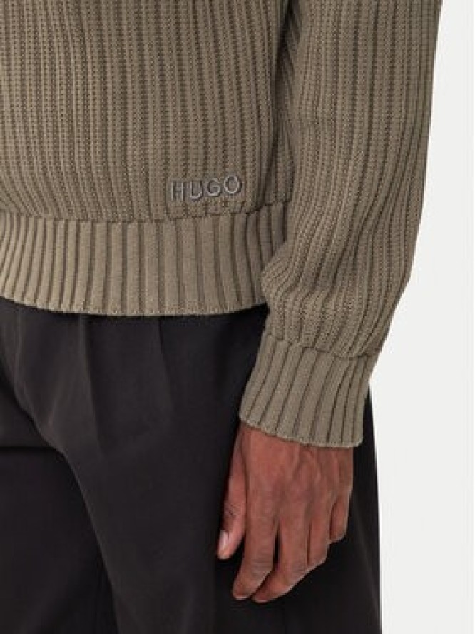 HUGO Sweter Srigg 50547002 Beżowy Relaxed Fit