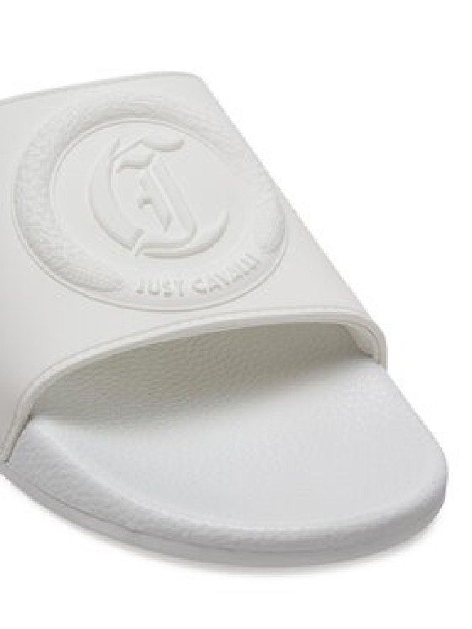 Just Cavalli Klapki 78QA3SZ4 Biały
