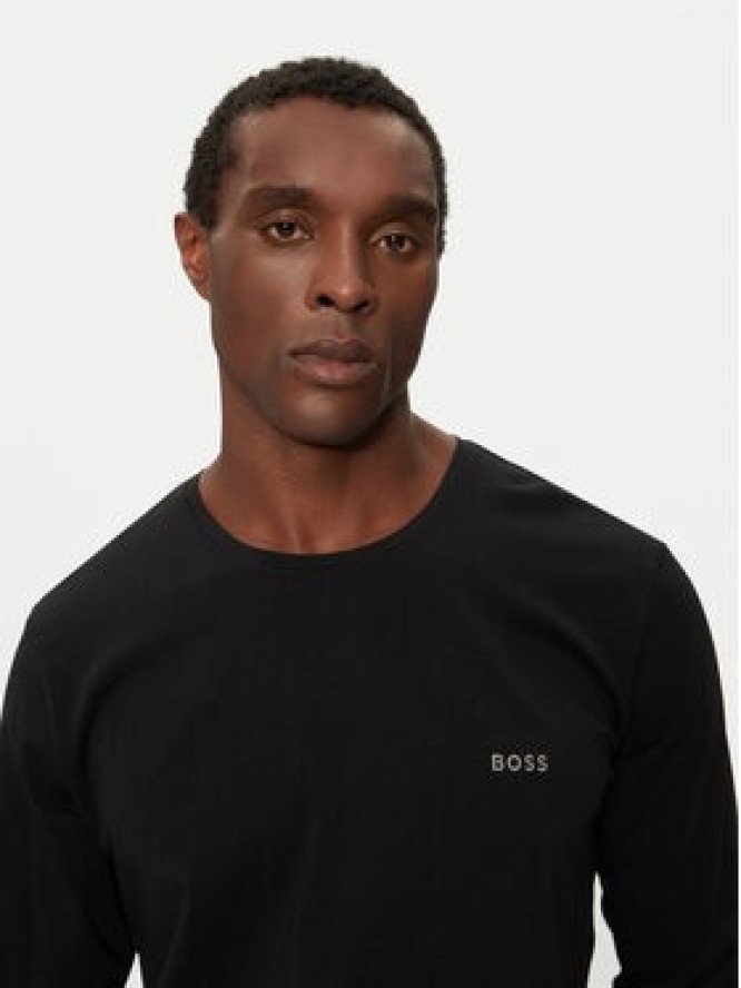 Boss Longsleeve Mix&Match 50515390 Czarny Regular Fit