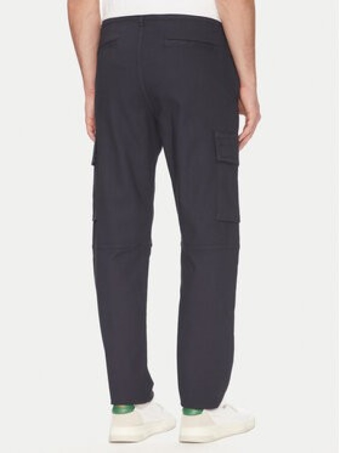 BOSS Spodnie materiałowe 50536882 Granatowy Regular Fit