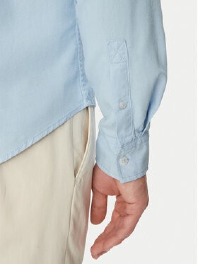 Blend Koszula 20717859 Błękitny Regular Fit