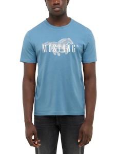 Męski T-Shirt Mustang Style Austin Bluestone 1016858 5180