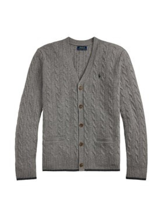 Polo Ralph Lauren Kardigan 710949808005 Szary Regular Fit