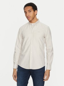 BOSS Koszula Roan 50520275 Beżowy Slim Fit