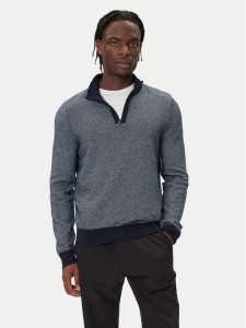 BOSS Sweter H-Hettore 50549976 Granatowy Regular Fit