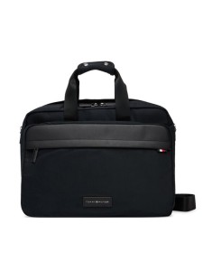 Tommy Hilfiger Torba na laptopa Th Nylon Workbag AM0AM13619 Czarny