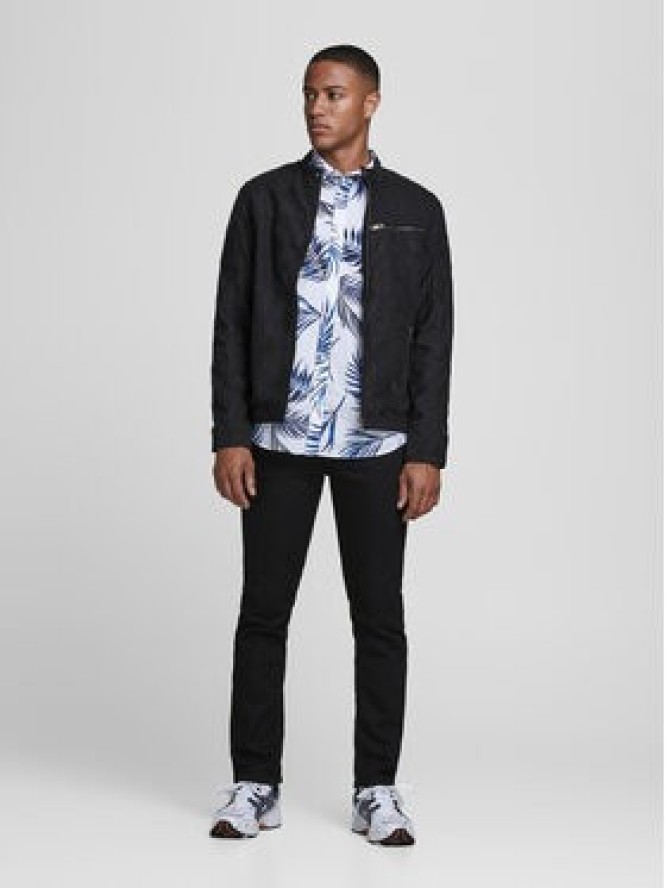 Jack & Jones Kurtka z imitacji skóry Rocky 12147218 Czarny Regular Fit