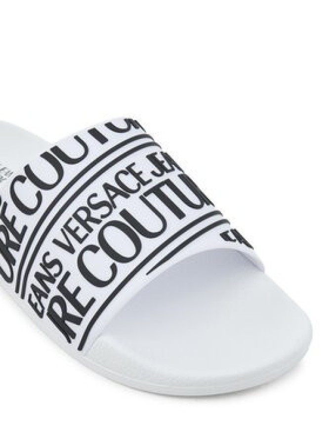 Versace Jeans Couture Klapki 79YA3SQ1 71352 003 Biały