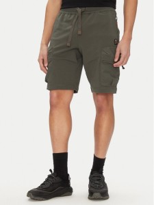 Parajumpers Szorty sportowe Irvine 25SMPMPARE06 Zielony Regular Fit