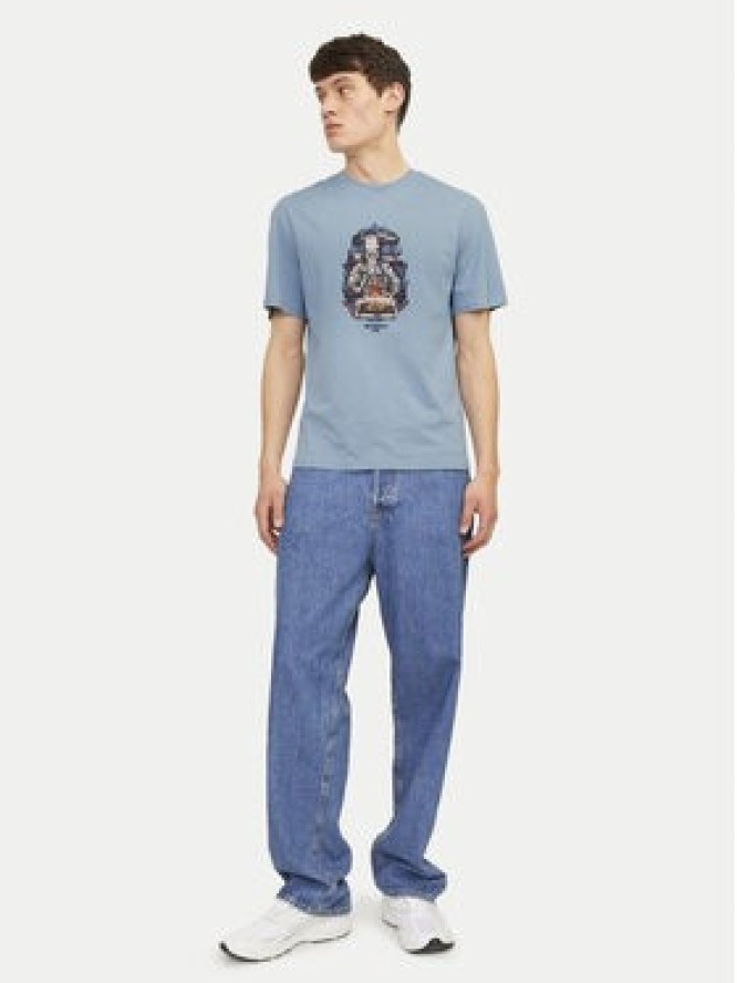 Jack & Jones T-Shirt Seven Skull 12262491 Zielony Regular Fit