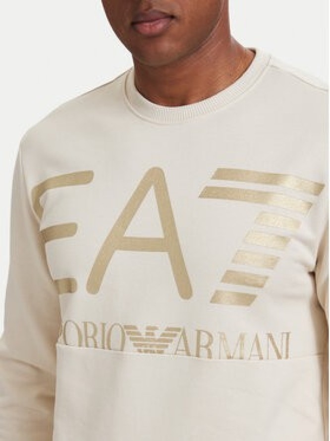 EA7 Emporio Armani Bluza 7M002201 AF27189 U1079 Beżowy Regular Fit
