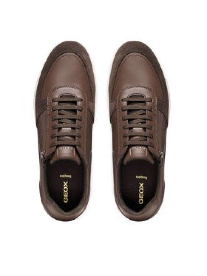 Geox Sneakersy U Avery U65H5A 0BC22 C6005 Brązowy ciemny