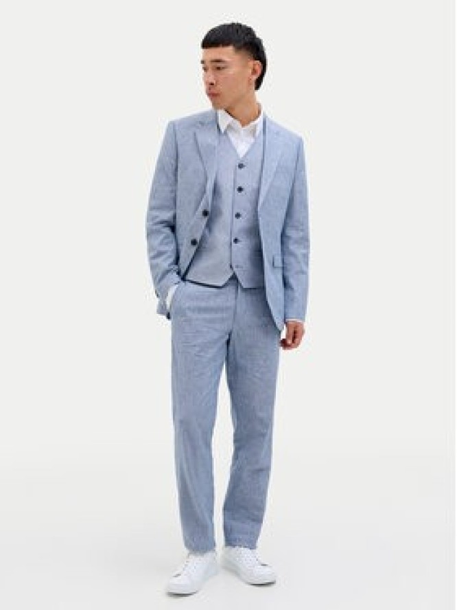 Jack & Jones Chinosy Riviera 12228724 Błękitny Slim Fit