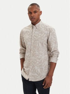 BOSS Koszula Ricoplus 50561608 Szary Regular Fit