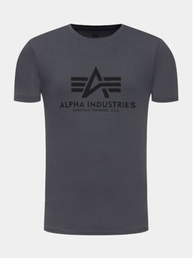 Alpha Industries T-Shirt Basic 100501 Szary Regular Fit