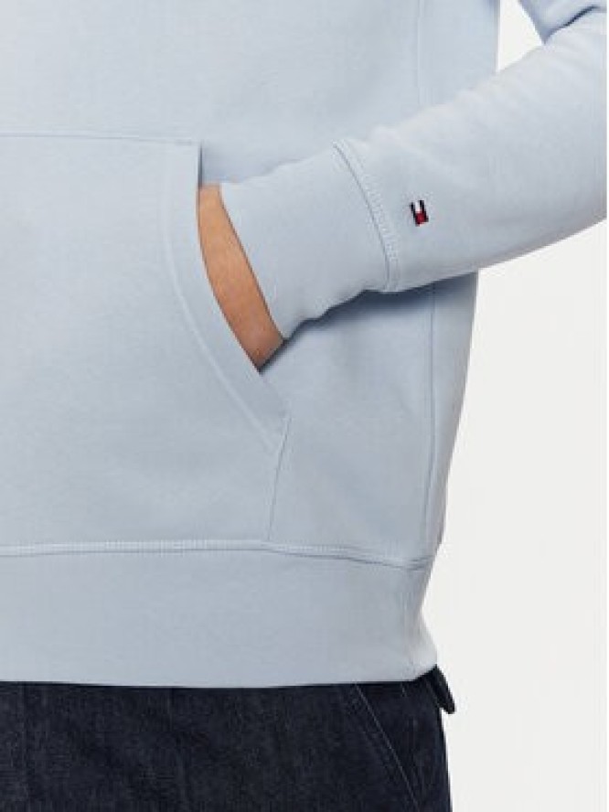 Tommy Hilfiger Bluza Logo MW0MW11599 Błękitny Regular Fit