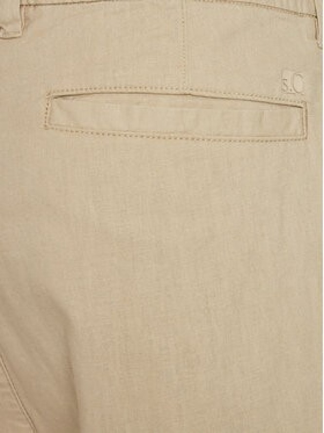 s.Oliver Szorty materiałowe 2143831 Beżowy Relaxed Fit