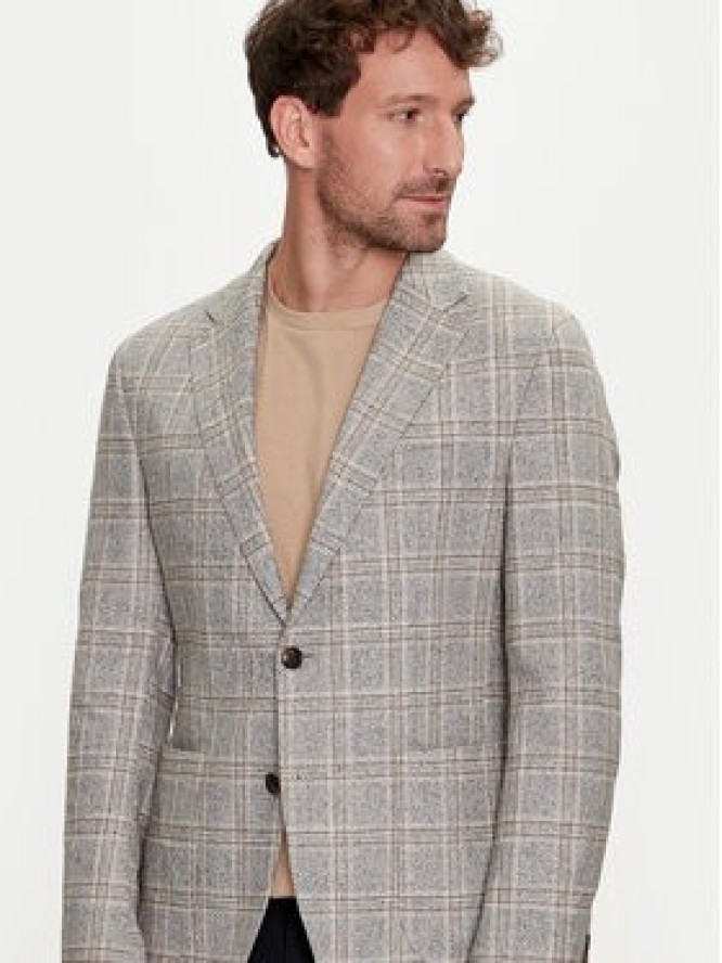 JOOP! Marynarka 17 JB-47Hoverest 30042862 Szary Slim Fit