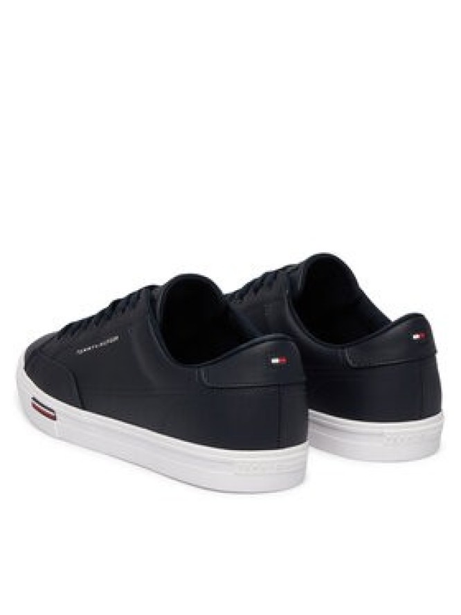 Tommy Hilfiger Tenisówki Vulc Core Rwb Long Lace Lth FM0FM05814 Granatowy