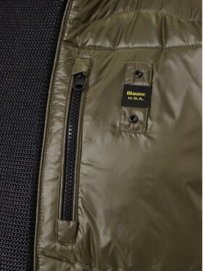 Blauer Kurtka puchowa 25WBLUC03075 006355 Khaki Regular Fit