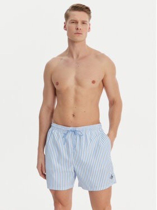 Calvin Klein Swimwear Szorty kąpielowe LV00N61045 Niebieski