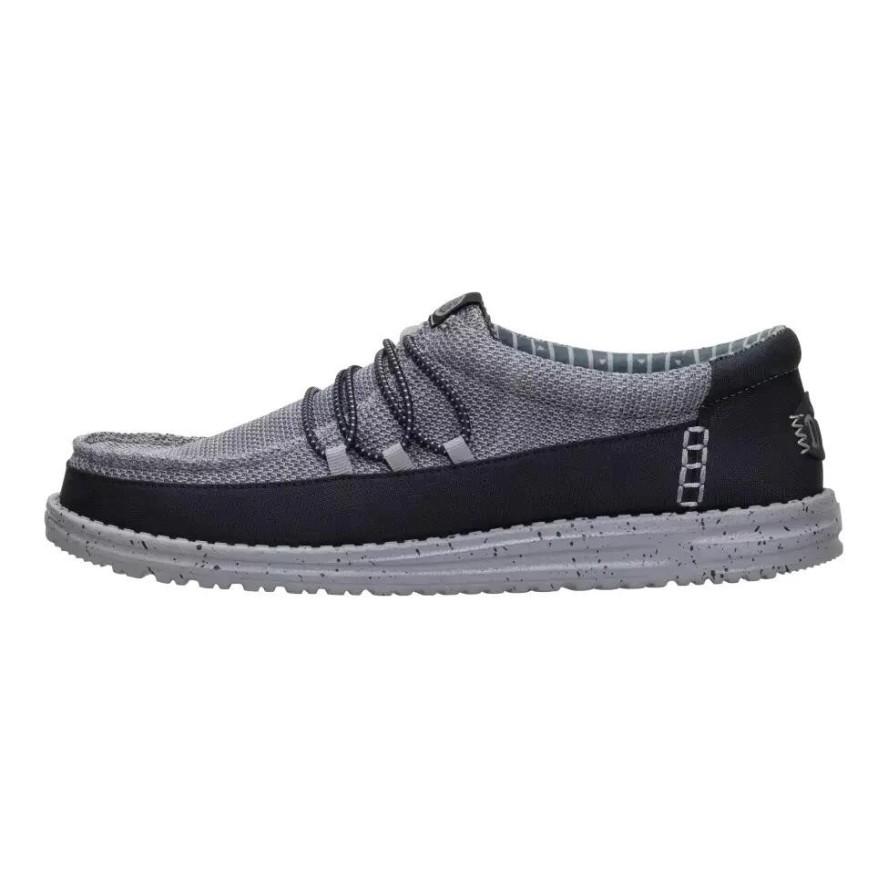 HeyDude Męskie Mokasyny Wally Guard Stretch Sox