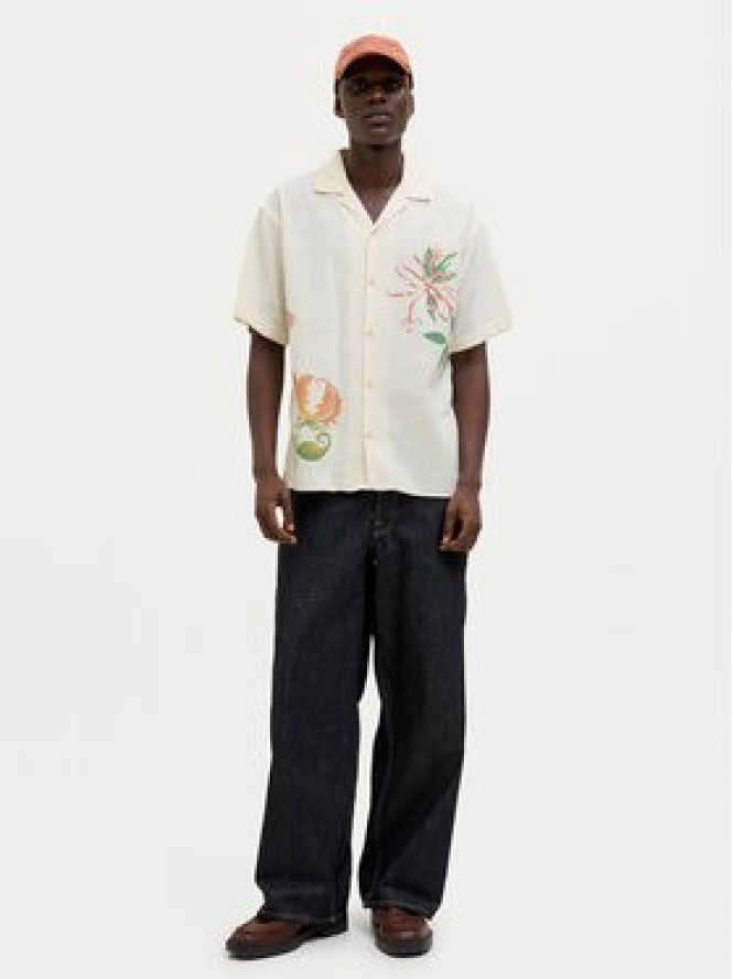 Jack & Jones Koszula Luke 12271108 Écru Relaxed Fit