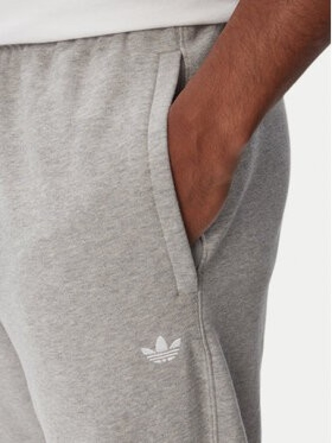 adidas Spodnie dresowe Trefoil Essentials French Terry KT2456 Szary Regular Fit
