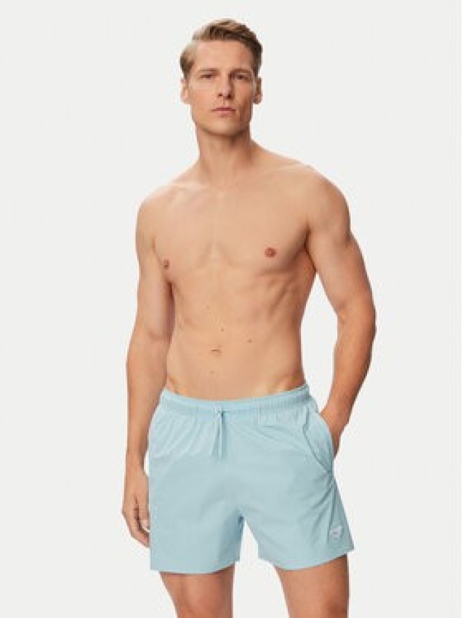 Emporio Armani Szorty kąpielowe EM000583 AF20424 U9242 Niebieski jasny Regular Fit
