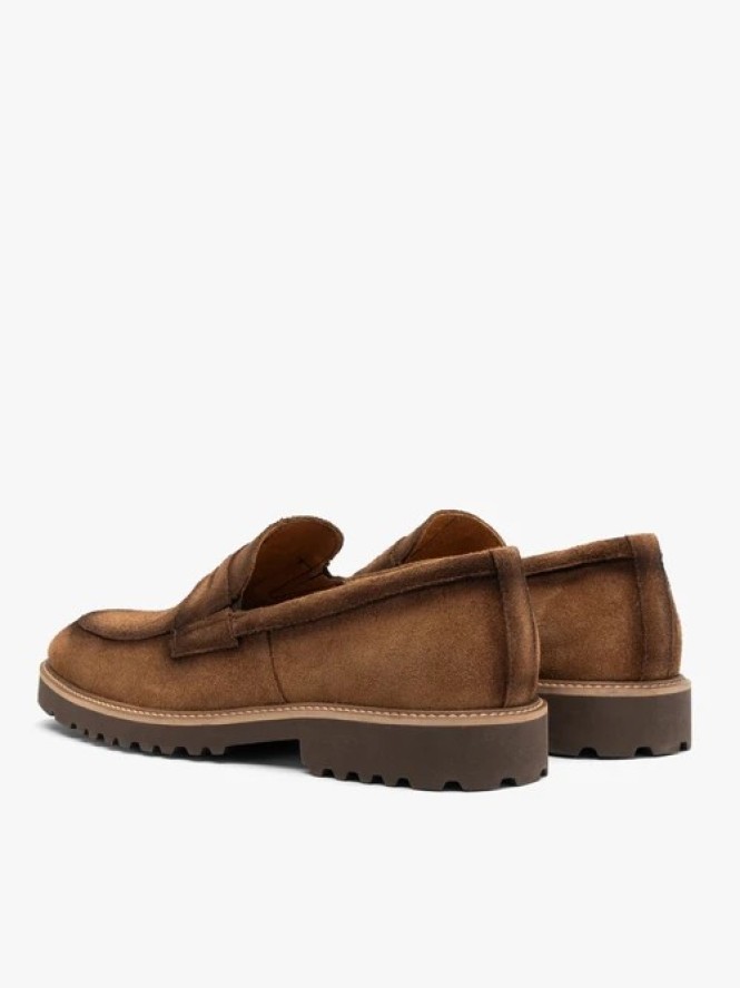 Welurowe mokasyny w stylu casual