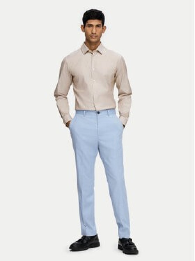 Selected Homme Spodnie garniturowe 16092419 Błękitny Slim Fit