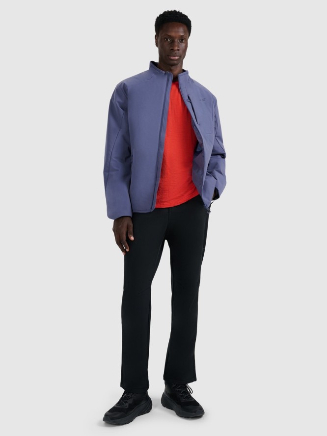 4F Kurtka puchowa trekkingowa z wypełnieniem syntetycznym męska - granatowa M