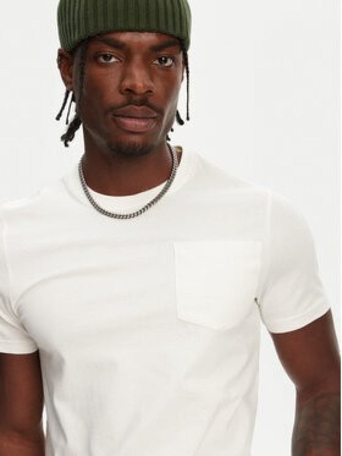 Robe di Kappa T-Shirt Dorel 64131EW Écru Regular Fit