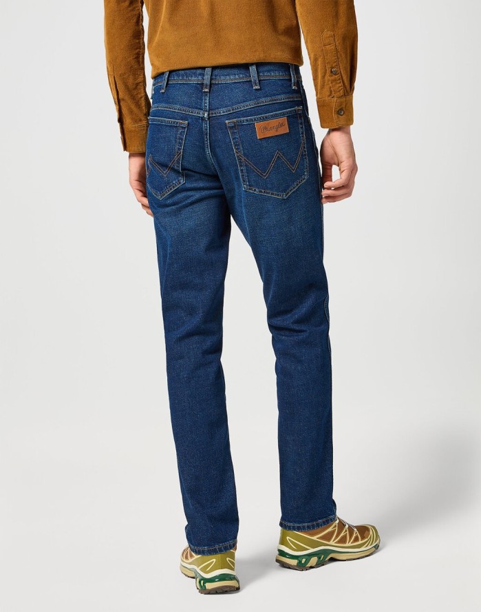WRANGLER MĘSKIE SPODNIE JEANSOWE TEXAS SLIM MIDNIGHT HAZE 112356811 W12S008856
