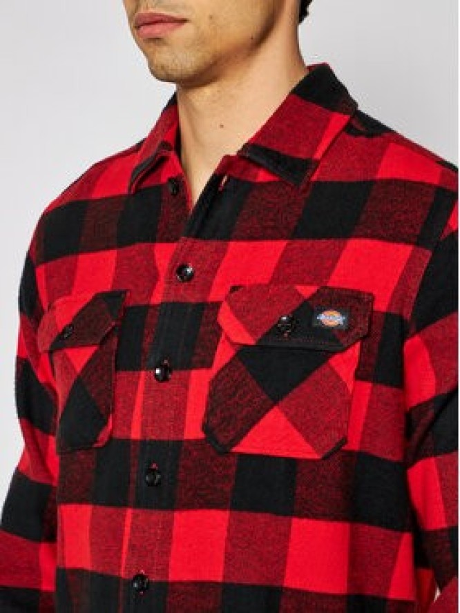 Dickies Koszula Unisex New Sacramento DK0A4XDZRDX Czerwony Regular Fit