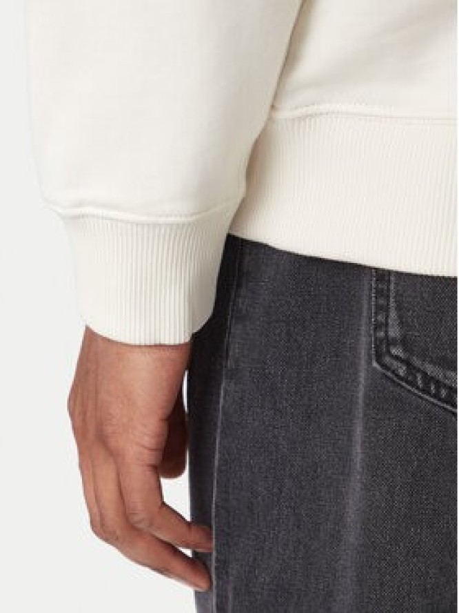 Calvin Klein Jeans Bluza LV04RC296G Écru Regular Fit