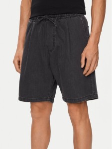 Jack & Jones Szorty materiałowe Tony 12250090 Czarny Loose Fit