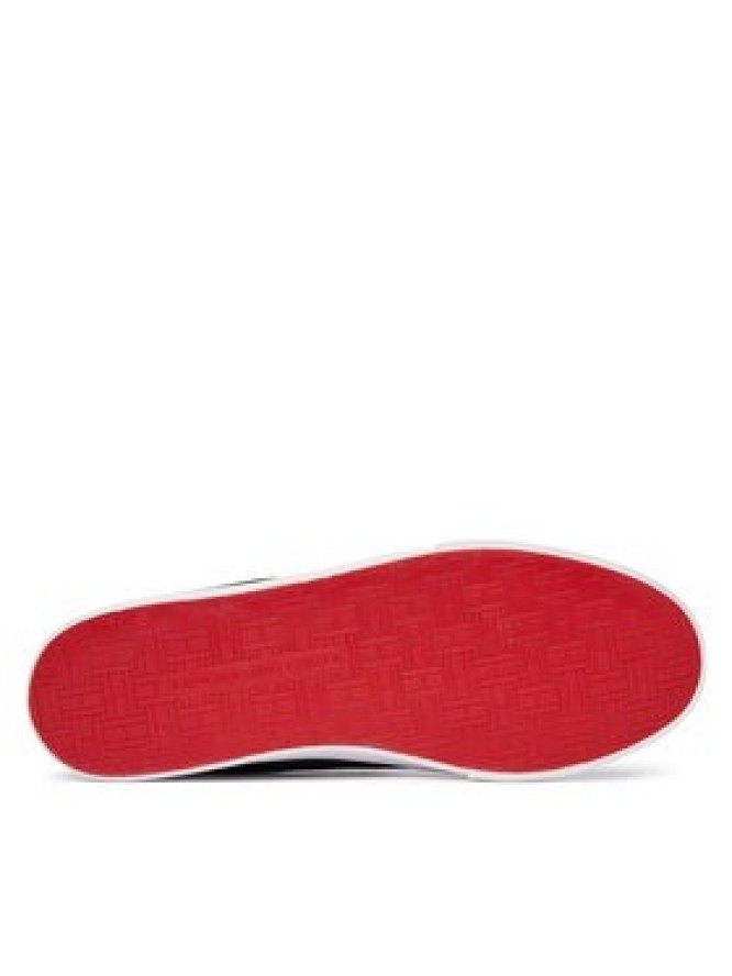 Tommy Hilfiger Tenisówki Th Boat Vulc Sneaker Canvas FM0FM05877 Granatowy