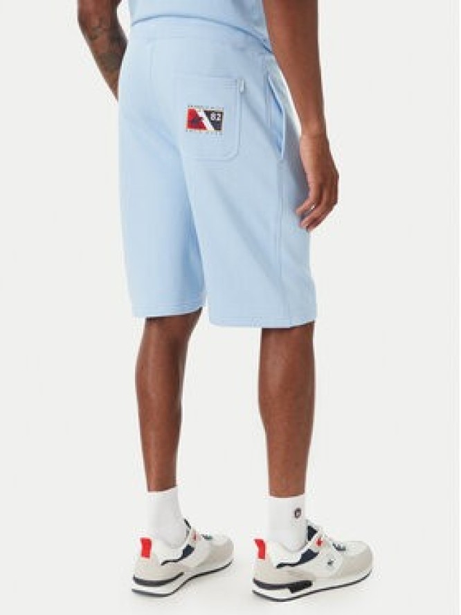 Beverly Hills Polo Club Szorty sportowe M6339B Niebieski jasny Regular Fit
