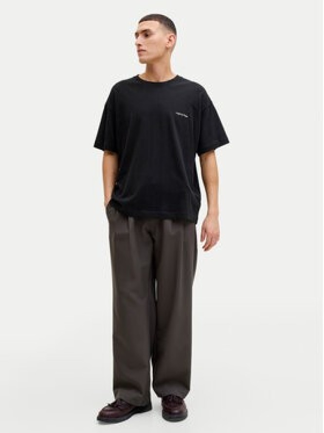 Jack & Jones T-Shirt Montauk Back 12290892 Czarny Regular Fit