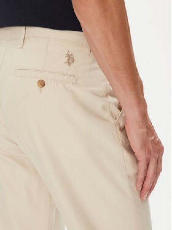 U.S. Polo Assn. Chinosy MUP3610 Beżowy Slim Fit