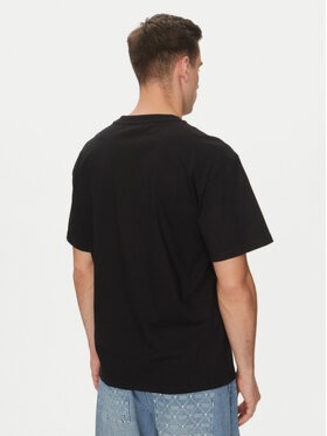 Karl Kani T-Shirt Woven Signature Heat 60300355 Czarny Regular Fit