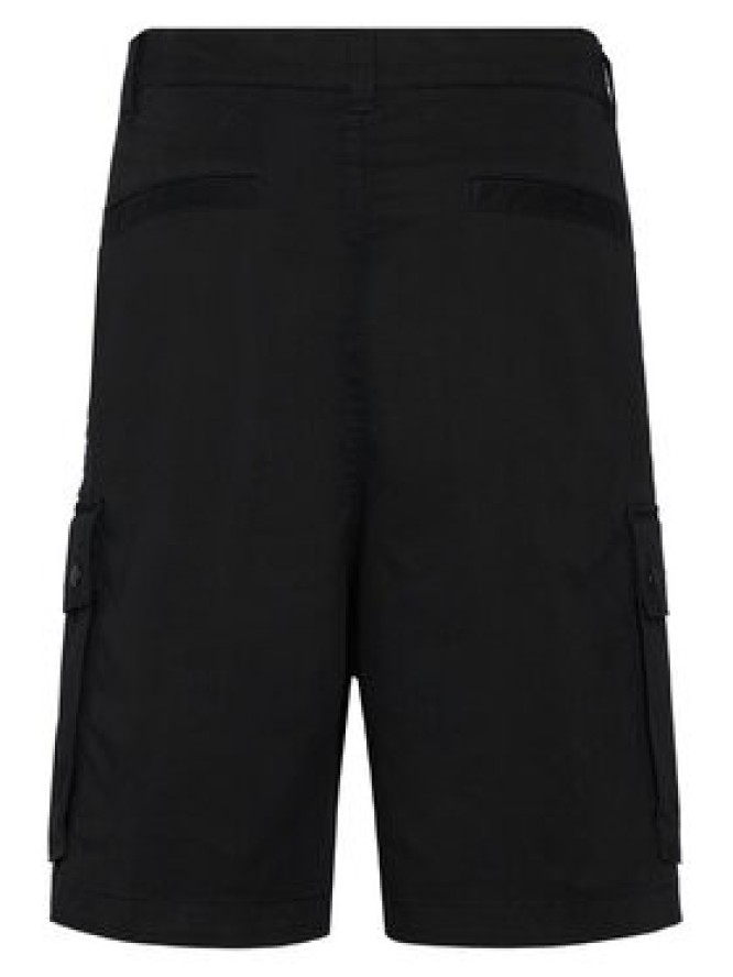 HUGO Szorty materiałowe Craysen 50556891 Czarny Straight Fit