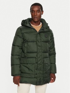 Calvin Klein Płaszcz zimowy K10K113465 Zielony Regular Fit