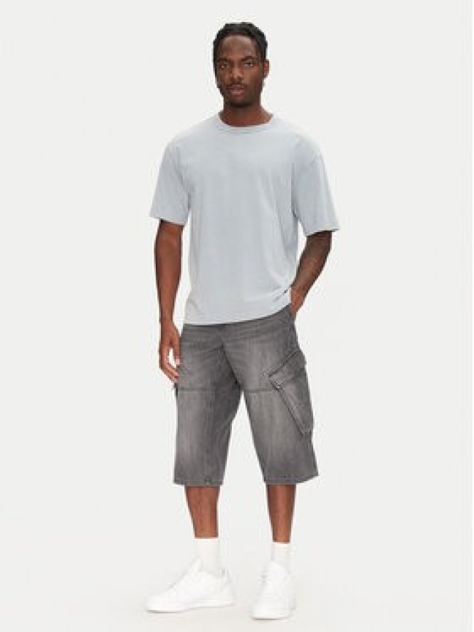 Tom Tailor Szorty jeansowe 1044977 Szary Relaxed Fit