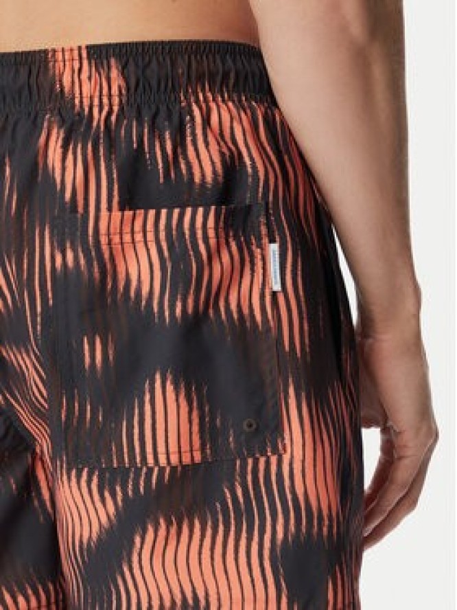 Jack & Jones Szorty kąpielowe Maui Shell 12291808 Bordowy Regular Fit