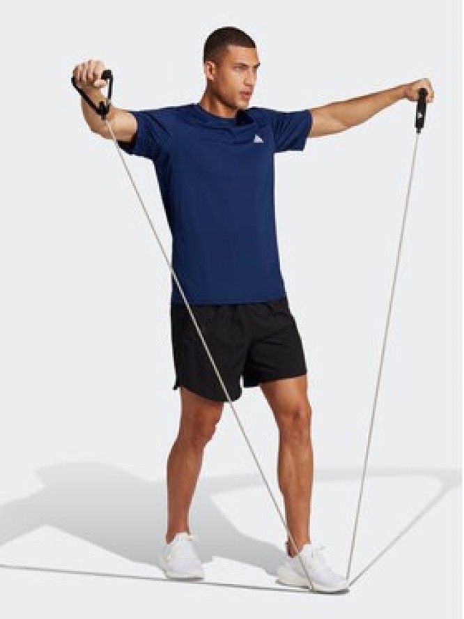 adidas Koszulka techniczna Train Essentials Training IC7429 Niebieski Regular Fit