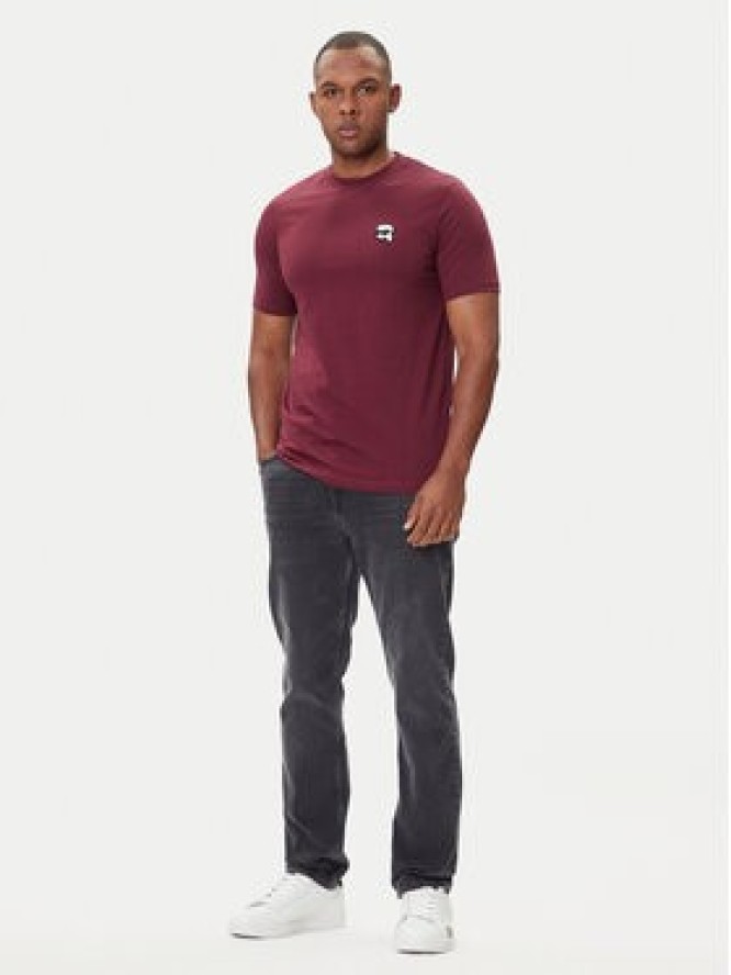 KARL LAGERFELD T-Shirt 755710 554224 Fioletowy Regular Fit