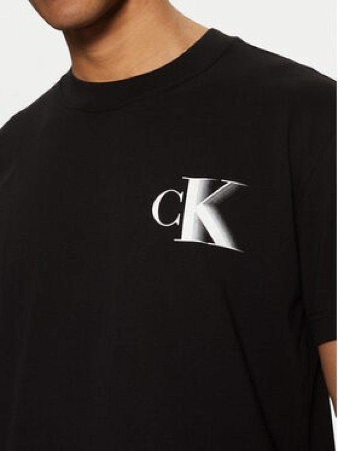 Calvin Klein Jeans T-Shirt J30J327475 Czarny Regular Fit